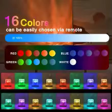Ocean Wave Projector With 16 Colors Rotating
