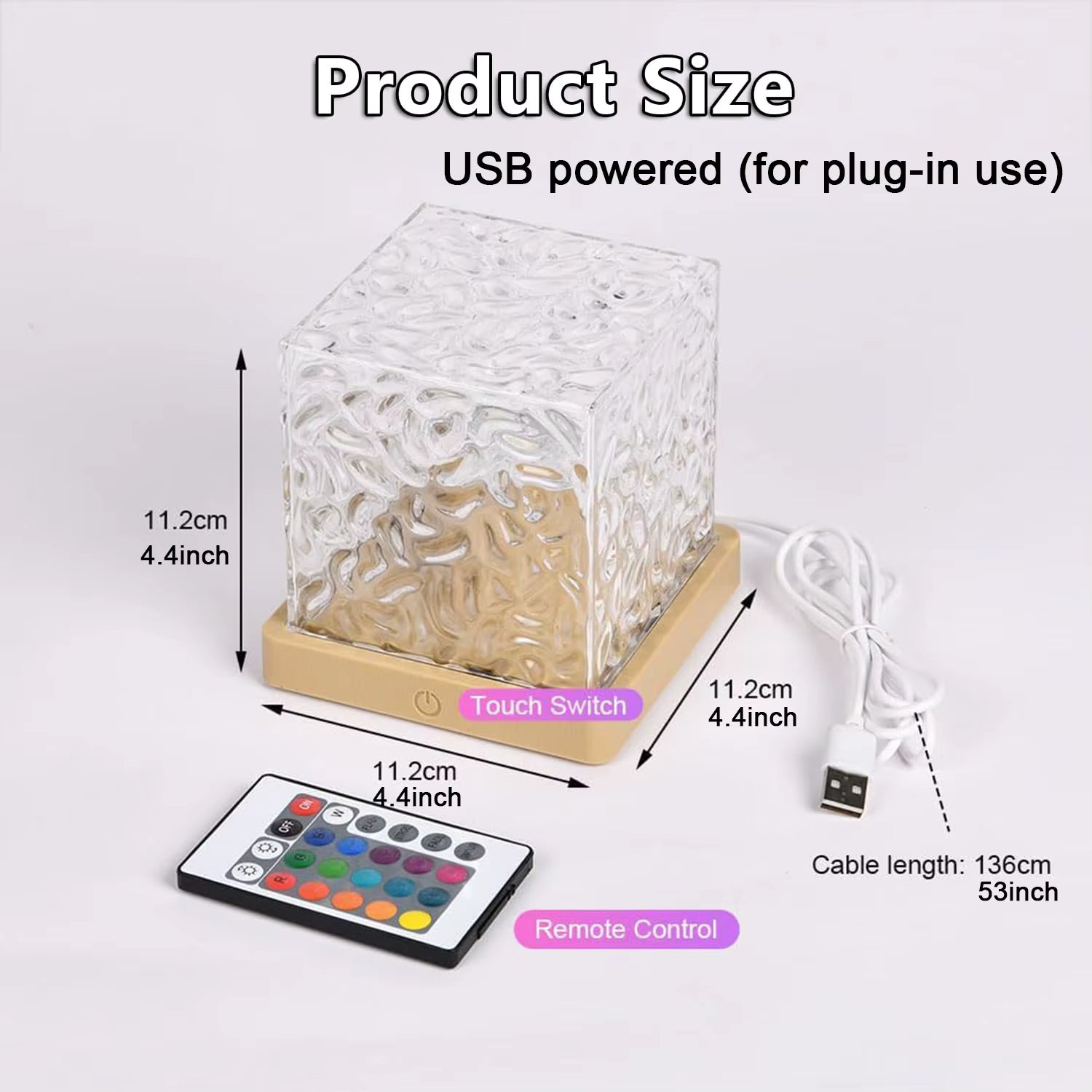 Ocean Wave Projector With 16 Colors Rotating